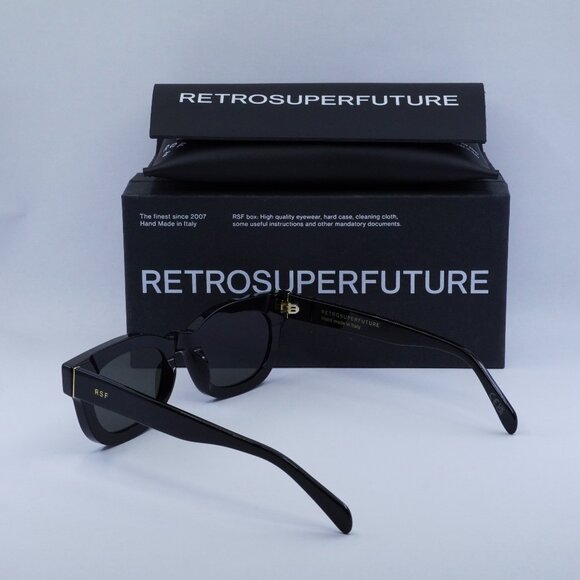 Final Price! RetroSuperFuture SEMPRE BLACK DEJ Sunglasses - Picture 5 of 9